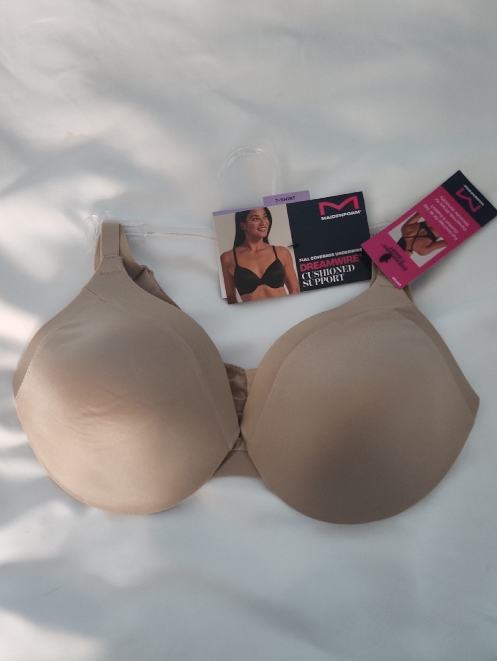 NWT 36C Maidenform T-Shirt Bra in Nude Beige